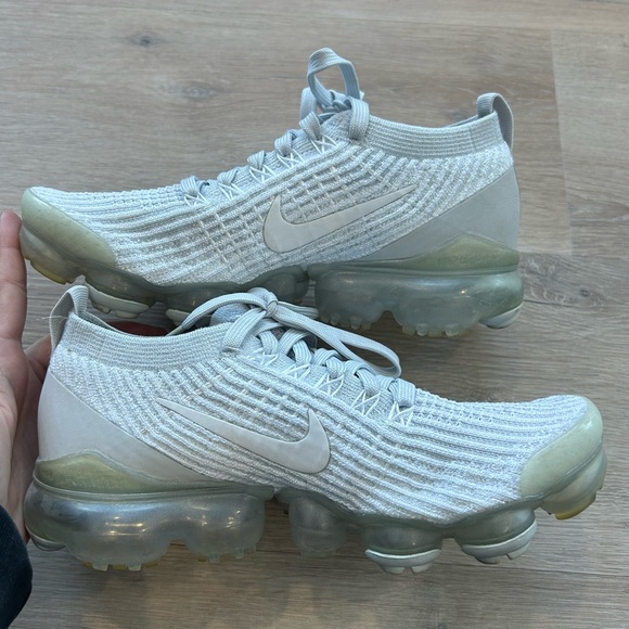 nike air vapormax flyknit 3 white reflect silver